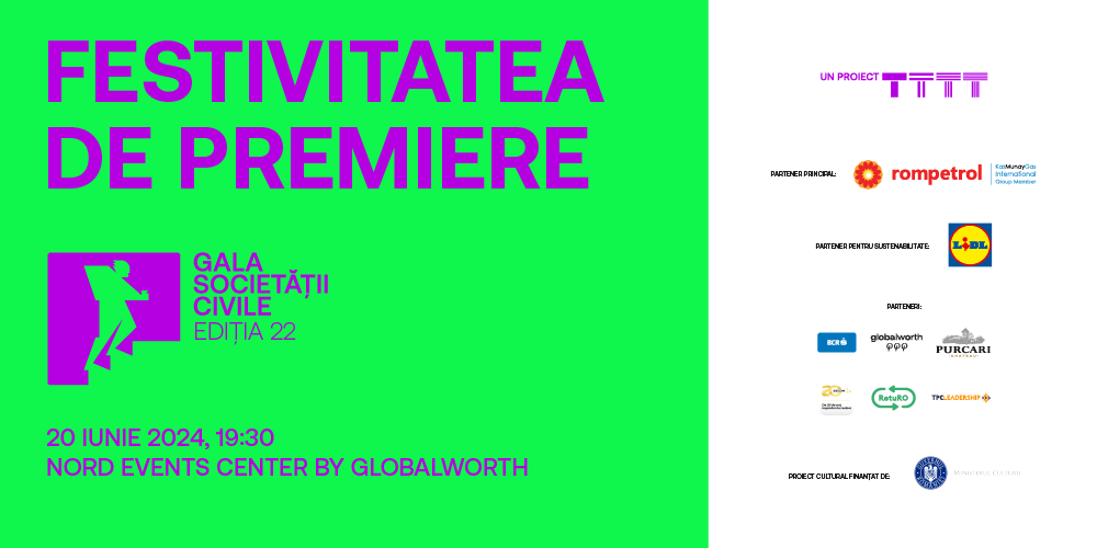 Festivitatea de Premiere Gala Societății Civile 2024