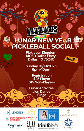 WhataBangers Lunar Pickleball Social