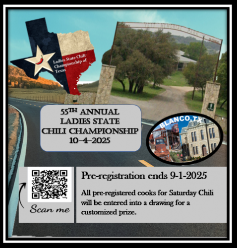 55th LADIES STATE CHILI CHAMPIONSHIP OF TEXAS