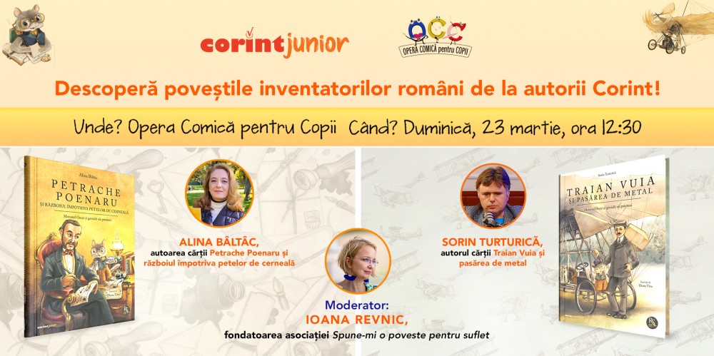 Descoperă poveștile inventatorilor români de la autorii Corint
